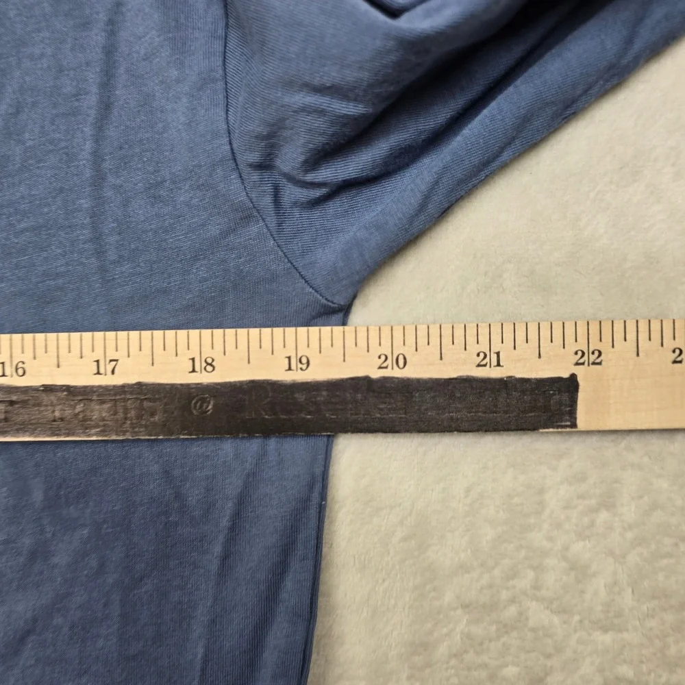 Polo Ralph‎ Lauren Pocket T Shirt Mens Small Blue Crew Neck Long Sleeve